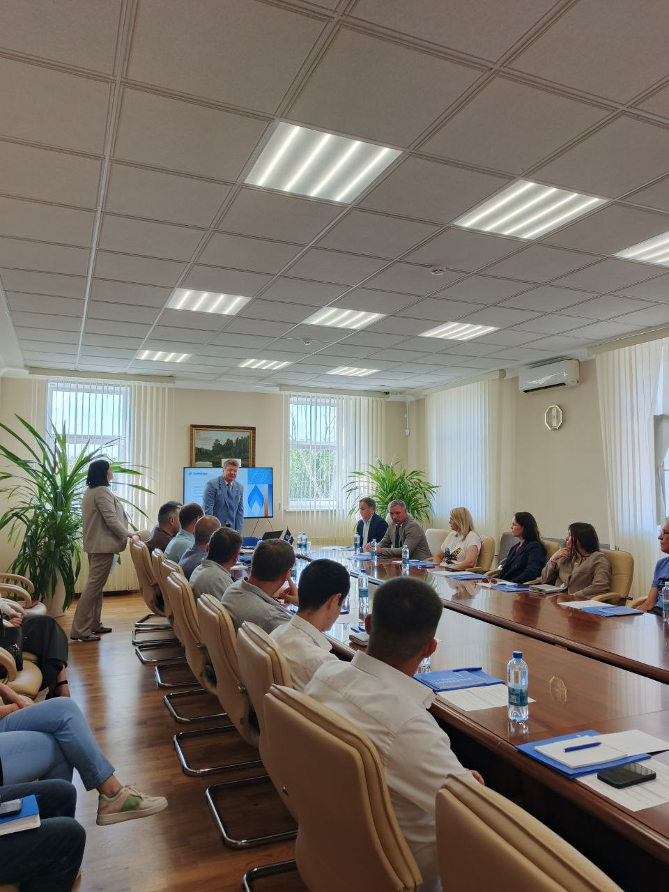 Рабочая встреча с подрядными организациями в Газпромбанке