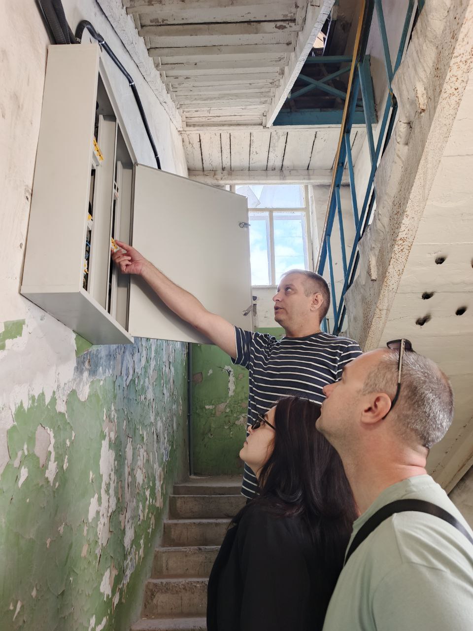 На прошедшей неделе прошла процедура приёмки работ по капитальному ремонту в доме № 13 по ул.Пролетарской.