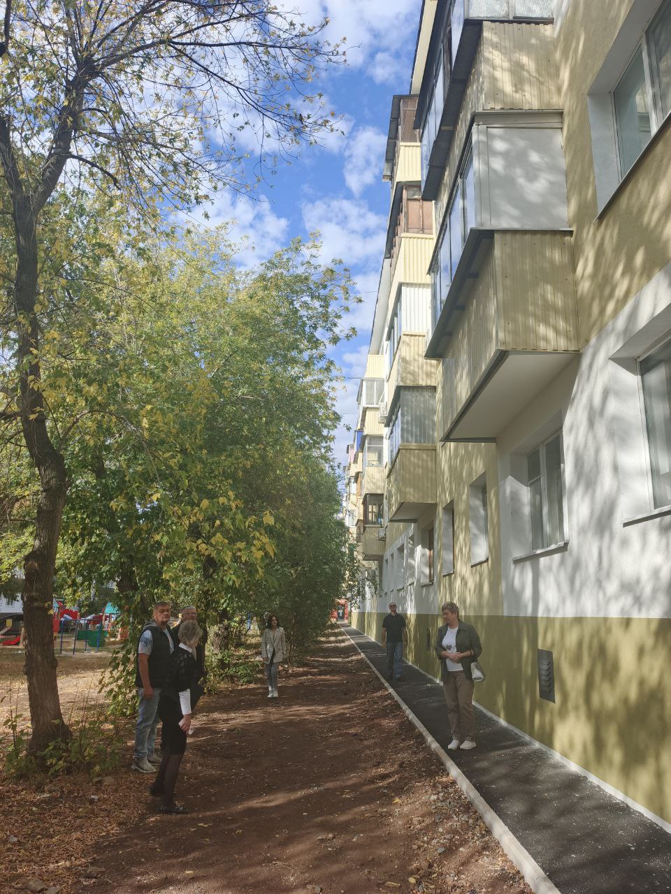 Состоялась приемка работ по капитальному ремонту в доме № 84 по ул.Карагандинской.
